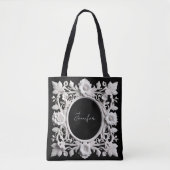 personalisierte Papierblumenrahmen-Tasche  Tasche (Vorderseite)