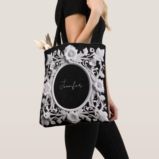 personalisierte Papierblumenrahmen-Tasche  Tasche (Von Nahem)