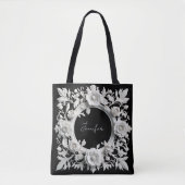 personalisierte Papierblumenrahmen-Tasche  Tasche (Vorderseite)