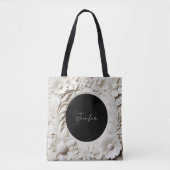personalisierte Papierblumenrahmen-Tasche Tasche (Vorderseite)