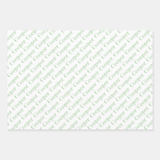 Personalisierte Papierdrucke Geschenkpapier Set (Vorderseite 2)