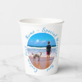 Personalisierte Papiergruppen im Foto und benutzer Pappbecher (Rückseite)