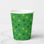 Personalisierte Papiertassen zum St. Patrick's Day Pappbecher (Rückseite)