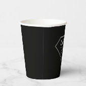 Personalisierte Papiertücher für den freien Kaffee Pappbecher (Rechts)