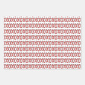 Personalisierte Papiertücher, rosa und rot Geschenkpapier Set (Vorderseite 2)