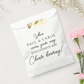 Personalisierte Papiertüte für Hochzeitkonfetti Geschenktütchen (Versiegelt)