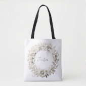 personalisierte Papiertütenblumen-Rahmentasche  Tasche (Vorderseite)