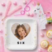 Personalisierte Pappteller Mädchen 6 Jahre (Party)