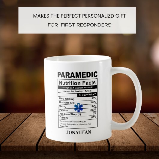 Personalisierte Paramedic-Symbol EMT-Kaffee-Tasse Kaffeetasse