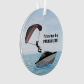 Personalisierte Parasailing Akrylverzierung Ornament (Vorderseite)