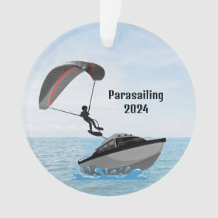 Personalisierte Parasailing Akrylverzierung Ornament