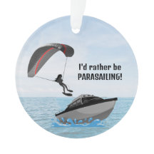 Personalisierte Parasailing Akrylverzierung