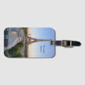 Personalisierte Pariser Stadtsilhouette individuel Gepäckanhänger (Vorderseite (Horizontal))