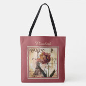 Personalisierte Pariser Tulpe Tasche (Vorderseite)