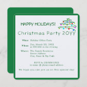 Personalisierte Party Einladung (Vorne/Hinten)