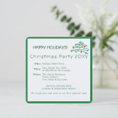 Personalisierte Party Einladung (Stehend Vorderseite)