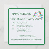 Personalisierte Party Einladung (Vorderseite)