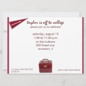 personalisierte Party Einladung (Rückseite)