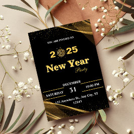 Personalisierte Party Einladung des Neujahrs