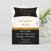 Personalisierte Party Einladung für die Altersvers (Stehend Vorderseite)