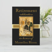 Personalisierte Party Einladung für die Altersvers (Stehend Vorderseite)