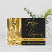 Personalisierte Party Einladung für die Altersvers (Stehend Vorderseite)