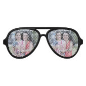 Personalisierte Party-Farbtöne. Mach dein eigenes! Sonnenbrille (Vorderseite)