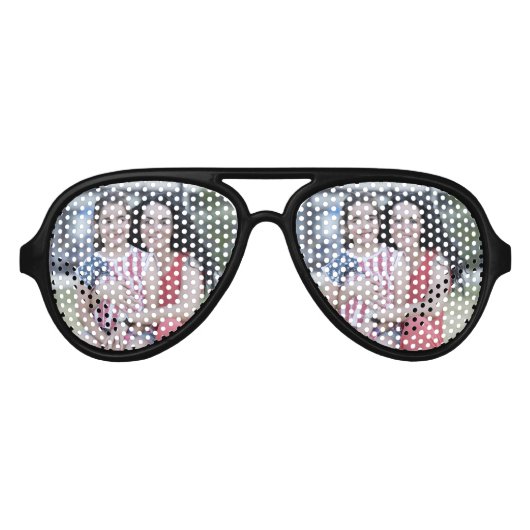 Personalisierte Party-Farbtöne. Mach dein eigenes! Sonnenbrille (Vorderseite)