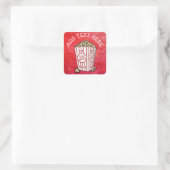 PERSONALISIERTE Party Popcorn Stickers (Tasche)