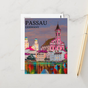Personalisierte Passau-Postkarte, DEUTSCHLAND Kart Postkarte