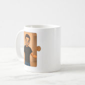 Personalisierte passend abgestimmte Familien-Kaffe Kaffeetasse (Vorderseite Links)