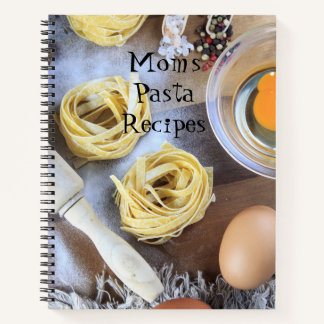 Personalisierte Pasta Rezept Notizblock