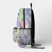 Personalisierte Pastel Fairytale Parco Civico-Cian Bedruckter Rucksack (Rechts)