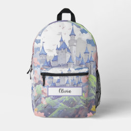 Personalisierte Pastel Fairytale Parco Civico-Cian Bedruckter Rucksack