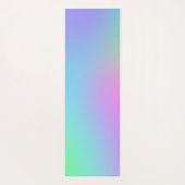 Personalisierte Pastel Gradient Yoga Mat Yogamatte (Rückseite)