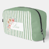 Personalisierte Pastel Grüne Kosmetiktüte Waschbeutel (Rechte Ecke)