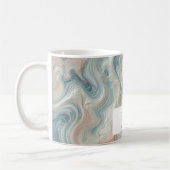 Personalisierte Pastel Marble Klassische Tasse (Links)