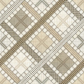 Personalisierte Pastel Napkins Chic Neutral Geomet Serviette