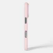 "Personalisierte Pastel Pink iPhone Case mit benut (Rückseite / Rechts)