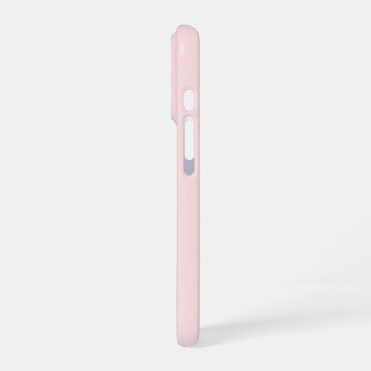 Personalisierte Pastel Pink iPhone Case mit benutz iPhone Hülle (Linke Seite)