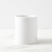 Personalisierte Pastel Rainbow Ornamental Dot Mand Kaffeetasse (Mittel)