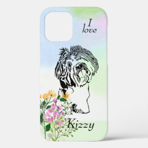 Personalisierte Pastel Shih Tzu Apple iPhone Case
