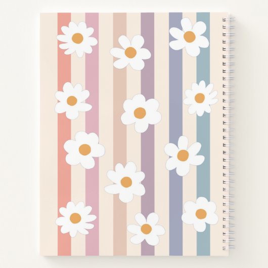 Personalisierte Pastel Sketch Notizblock (Rückseite)