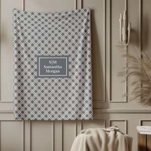 Personalisierte Pastell-Decke Moderne Gemütliche A Fleecedecke