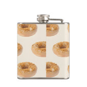 Personalisierte Pastell Donut Sprinkle Muster Flachmann (Rückseite)