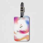 Personalisierte Pastell Gradient Gepäckmarke Gepäckanhänger (Vorderseite Vertikal)