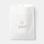 Personalisierte Pastell Pink Cake Bäckerei Geschenktütchen (Vorderseite)