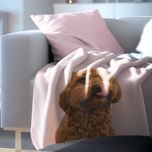 Personalisierte Pastell Rosa Telefonzelle mit Hund