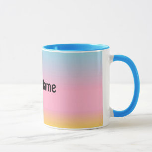Personalisierte Pastell-Tasse Tasse