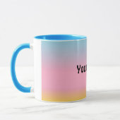 Personalisierte Pastell-Tasse Tasse (Links)
